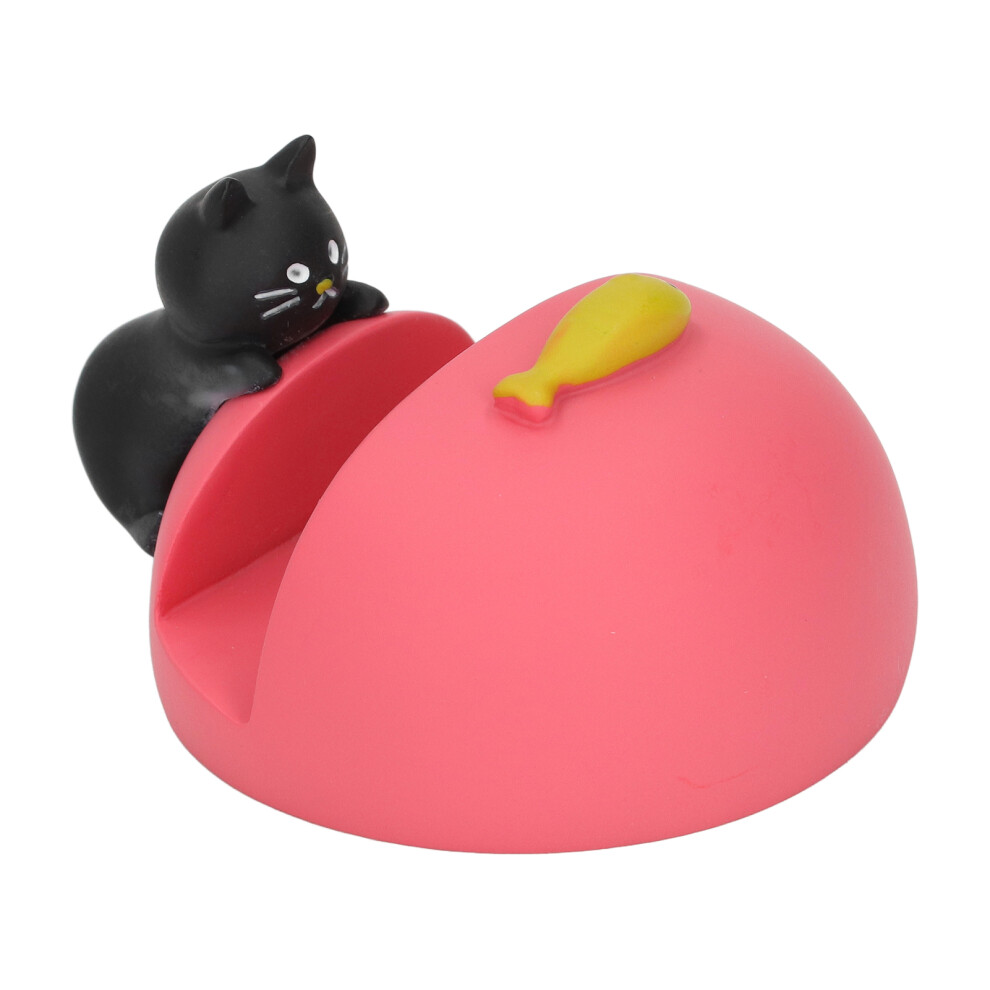 Holds Smartphones Securely, Adorable Cat Shaped Resin Phone Stand With Adjustable Viewing Angles, Suitable For Video Watching, Gaming, And Virtual 9049227000517