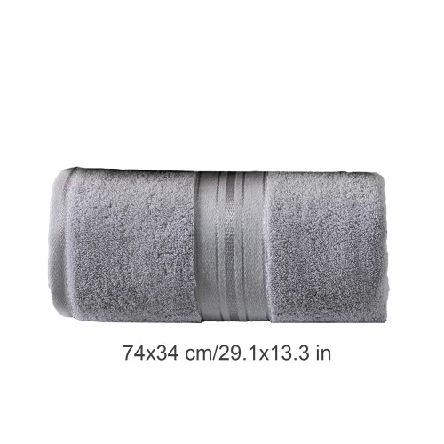 Bath Towel Set Cotton Thick Absorbent 3-Piece 2
