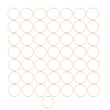 Decorative Link Connectors Crafts Project Sturdy O Rings Jewelry Making Project Multi Purpose O Ring Hollow Charms Nickel Free Lightweight Components