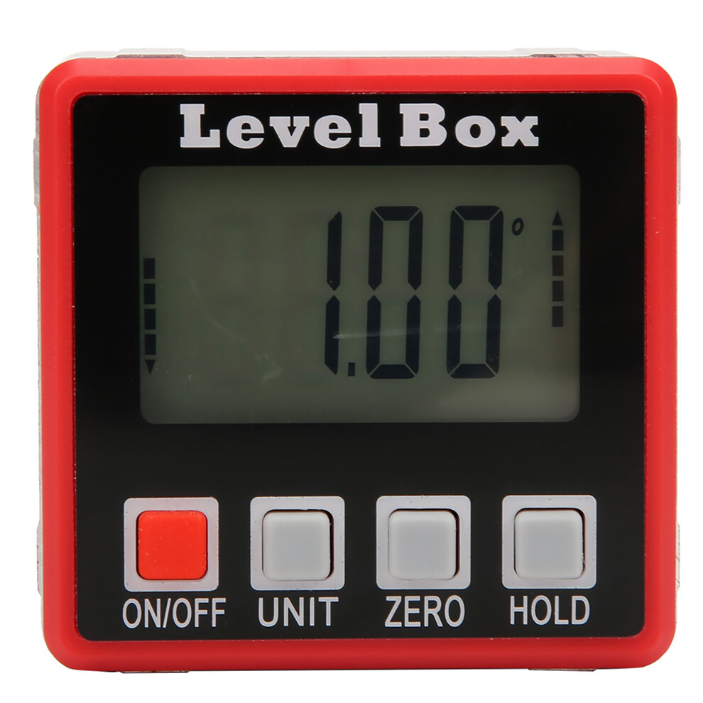 Easy Calibration Digital Angle Finder Magnetic Protractor Inclinometer Angle Cube Backlight Display Strong Magnet Auto Power Off Portable Digital 9180479812043