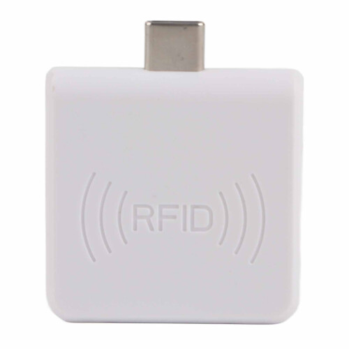 Mobile Phone NFC Card Reader Contactless ID White Mini Type C High Frequency 1
