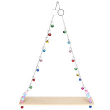 Bird Cage Supply Chicken Roost Entertainment Parrot Swing Toy Bird Climbing Bird Perch Stand Durable Structure Easy Assembly For Indoor Or Outdoor Use