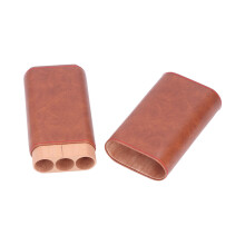 Portable Cigar Humidor Cigar Humidor Compact Design Cigar Case Cedar Wood Lined Gift Box Packaging Premium Materials