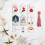 Christmas Gift Tags Paper Hanging Labels with String 50pcs 5