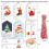 Christmas Gift Tags Paper Hanging Labels with String 50pcs 7