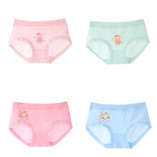 Toddler Girls Cotton Panties With Breathable Air Holes, Sweat Absorbent Seamless Crotch Design Comfortable Fit Assorted Patterns Soft Underwear (4