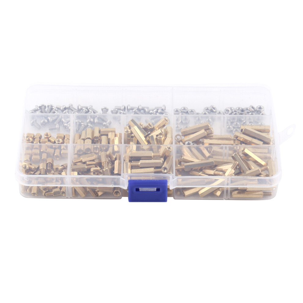 Hex M3 Brass Standoffs With Screws Assortment 7055741151606