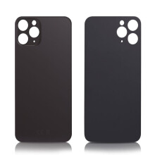 iPhone 11 Pro Max Rückseitenglas ohne Logo, hohe Qualität, Space Grau
