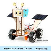 (Style 1)Kit Modellino Scienza Energia Solare con Auto Solare Fai da Te ed Elicottero Educazione per