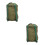 2Pcs Camping Quilts Compression Bags Olive Green Backpacking Gear 7