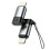 Adaptér NEXTBATT USB-C samica na Lightning - čierno-sivý 1