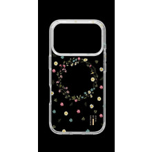 iDeal of Sweden iPhone 17 Pro Max Klarsichthülle MagSafe - Zierliches Blumenmuster