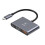 Hub SiGN USB-C do USB-A 3.0 / USB-C PD 100 W / HDMI 4K@30Hz 1