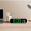 Modern Electronic Bedside LED Alarm Clock Feature Jump Second Temperature Display Adjustable Brightness and Countdown 6