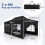 3x6 m Pop-Up Canopy Tent with Removable Walls, Black 2