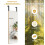 Wall Mirror with Bamboo Frame, Rounded Corners, 2 Hooks 5