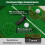 Golf-Putting-Matte - 300 cm, Doppelloch, 3 Bälle 3