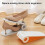 Adjustable Double-Layer Shoe Slots Organizer with4-Position Height Design, Space-Saving Shoe Stacker for Closet & Entryway 5