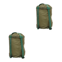 2Pcs Camping Quilts Compression Bags Olive Green Backpacking Gear