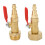 2PCS RV Blowout Adapter with Ball Valve, Thread 3