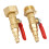 2PCS RV Blowout Adapter with Ball Valve, Thread 12
