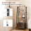 Libreria a scala indipendente, 134 cm, 4 ripiani, 2 cassetti 5