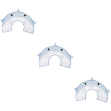 3Pcs Soft Whale Style Pet Recovery Cone Collar Sky-Blue