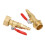 2PCS RV Blowout Adapter with Ball Valve, Thread 14