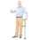 Foldable Walking Stick with LED Light and Tripod Base 3