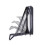 Porte-vélos pivotant, noir - Design compact et enroulable 4