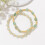 Gold Beaded Bracelet for Women Natural Stone Healing Stack 4