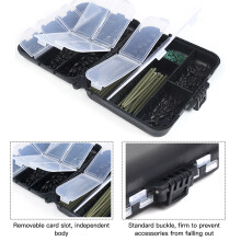 Carp Fishing Kit 300Pcs Matte Black Swivel Snaps