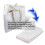 Foldable Triangle Hanger Organizer Bag – Waterproof, Portable, Space-Saving Wardrobe Storage with Handle, White 2