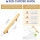 Brass Champagne Gold Cabinet Pulls 4-inch Hole-Center 5-Pack 3