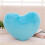 Soft Heart Plush Pillow Gift (Blue) 3