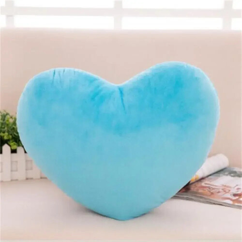 Soft Heart Plush Pillow Gift (Blue) 2