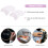 200Pcs White Quilting Piercing Tool Templates for Simple Storage and Easy Portability 7