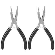 Bent Nose Pliers And Wire Cutters Set For Jewelry Making Tools Smooth Surface Non Slip Handles Durable Multifunctional Portable And Easy To Use
