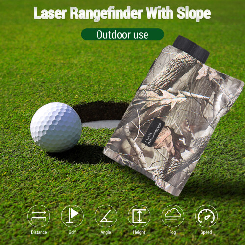 Golf Laser Rangefinder 600M/800M/1000M, 6X, Camo