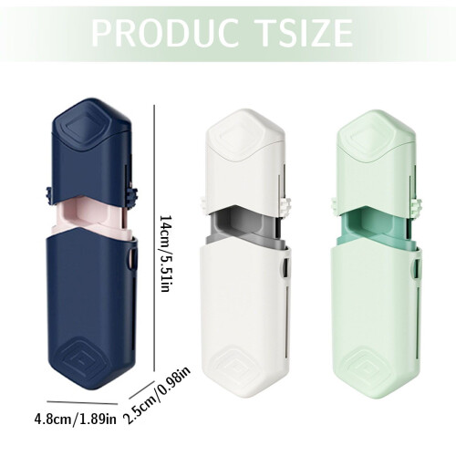 White Pill Cutter for Small/Tiny Pills, Cuts Multiple at Once, Compatible with Sharp Stainless Steel Blade 1