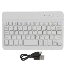 Méarchlár Gan Sreang Inaistrithe le Teicneolaíocht Bluetooth3.0 agus Dearadh Eochair Ghearrtha, Teaglaim Méarchlár agus Luch Bluetooth do iOS