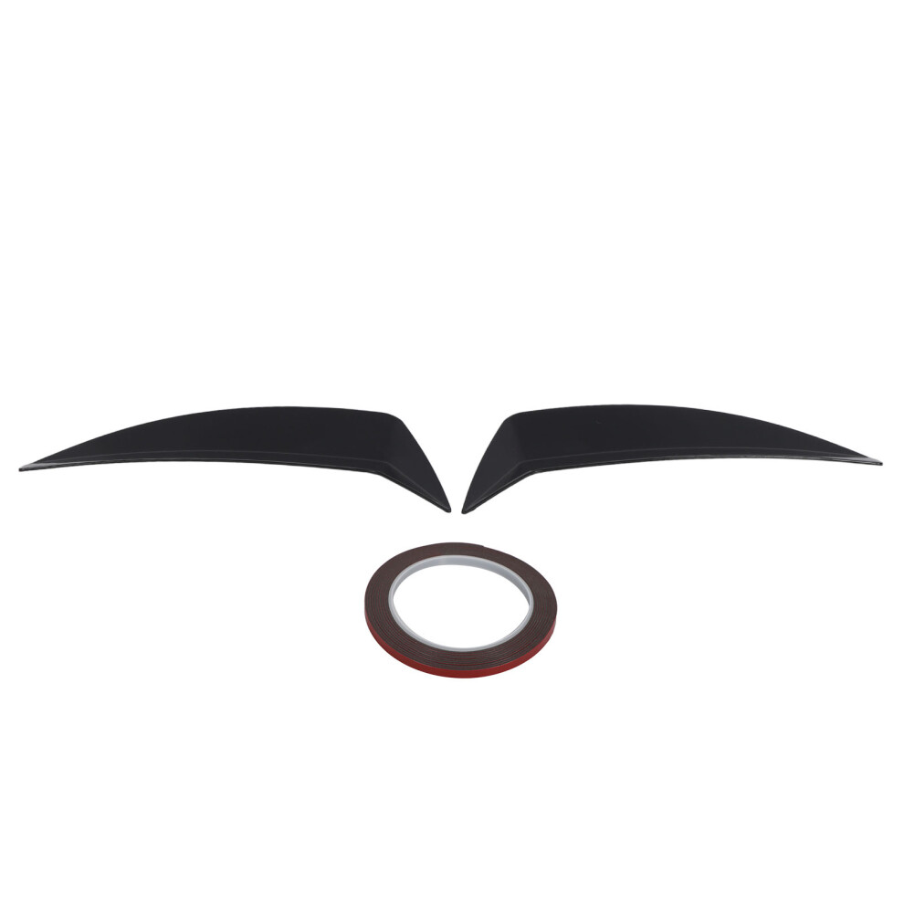 Enhanced Performance Spoiler Wing Compatible With Coupe Vehicles Uv Resistant Abs Material Car Headlight Eyebrow With Sporty Appeal And Minor 9489952679655