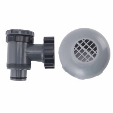 Water Flow Control Plunger Valve with Strainer for Above Ground Pool Pool Replacement Parts Compatible with Filtration Pump On Off Functionality