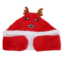 Accessori riutilizzabili per animali domestici, forniture per feste di Natale, cappello con luci LED, fodera confortevole, cappelli morbidi, cappelli