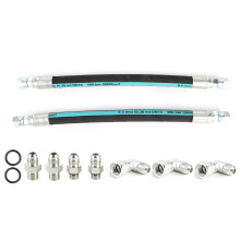 Engine Oil Pumps Hydraulic Hose HPOP Hoses Lines Kit Crossover Hose High Pressure Oil Pump Durable Oil Line Kit Smooth Idle Performance Compatible