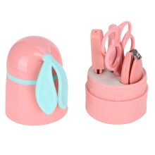 Baby Manicure Kit For Newborns Baby Nail Kit Cute Protective Case Ergonomic Design Non Slip Handle Round Head Design High Quality Precision Stainless