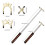 Stecca da Biliardo & Snooker con Design Retrattile e Testa in Ottone 1