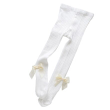 Warm Leggings For Toddlers Winter Footless Tights Cotton Blend Fabric Soft Material Cute Design Large Bow Decor Versatile Application Cozy Fit Girls