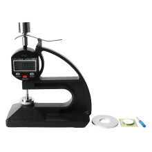 LCD Display Digital Thickness Gauge, Precise Electronic Micrometer Measuring Range0 ~ 12.7mm High Resolution Aluminum Alloy Digital Thickness Gauge