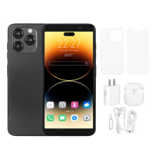 Camera Optimized Smartphone With HD Screen6.1Inch Unlocked Cell Phone Android13Long Battery Life Face ID Fingerprint Unlock Dual SIM Global Band